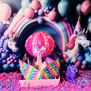 Enchanted Unicorn Fantasy Land Gift Basket