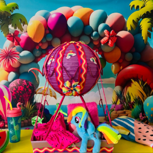 Girls Bright Summer Fun Gift Basket