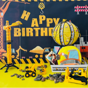Leo's Construction Site Gift Basket: Building Fun for Toddlers