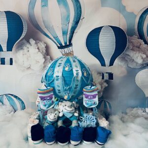 Baby Boy Blue Gift Basket