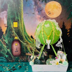 Embrace the Serenity of the "Green Woodland Gift Basket"