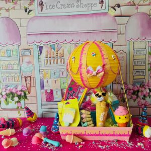 "Sweet Treats & Fun: The Ultimate Ice Cream Gift Basket for Girls"