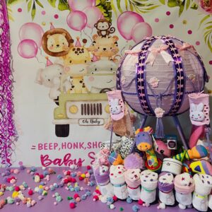 A Playful Collection for Your Little One!" "Purple Baby Gift Basket"