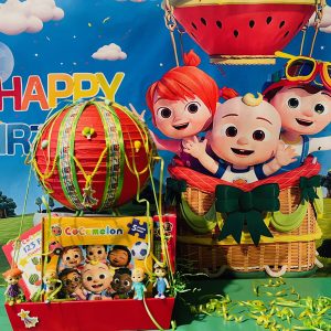 "Sing, Play, and Learn with Our Cocomelon Gift Basket!"